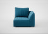 Morven Right Hand Facing Single Unit Smart Velvet Ocean Blue
