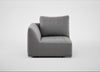 Morven Left Hand Facing Single Unit Smart Velvet Mercury