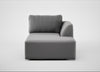 Morven Right Hand Facing Chaise Unit Smart Velvet Mercury