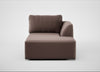 Morven Right Hand Facing Chaise Unit Smart Velvet Mouse