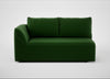 Morven Left Hand Facing 2 Seater Unit Smart Velvet Forest
