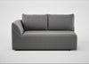 Morven Left Hand Facing 2 Seater Unit Smart Velvet Mercury
