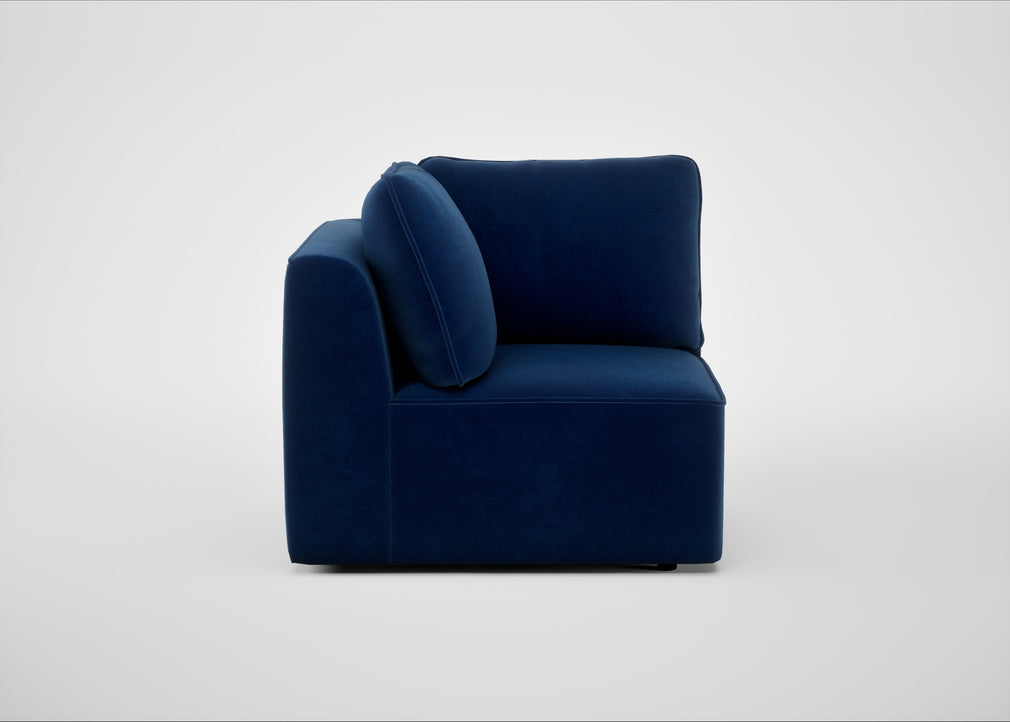 Morven Corner Unit Smart Velvet Dusk