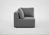 Morven Corner Unit Smart Velvet Mercury