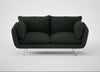 Allora 2 Seater Sofa Boucle Fern / Stainless Steel