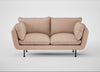 Allora 2 Seater Sofa Capelo Linen-Cotton Rosedale / Black