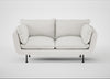 Allora 2 Seater Sofa Capelo Linen-Cotton Sea Salt / Black