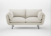 Allora 2 Seater Sofa Chunky Boucle Ecru / Black