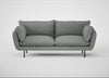 Allora 3 Seater Sofa Boucle Steel / Black