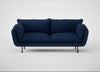 Allora 3 Seater Sofa Broad Weave Lagoon / Black