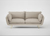 Allora 3 Seater Sofa Broad Weave Putty / Brass