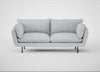 Allora 3 Seater Sofa Broad Weave Tin / Black