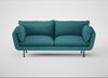 Allora 3 Seater Sofa Brushed Cotton Cadet / Black