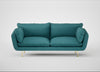 Allora 3 Seater Sofa Brushed Cotton Cadet / Brass