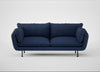Allora 3 Seater Sofa Capelo Linen-Cotton Inkspot / Black