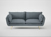 Allora 3 Seater Sofa Capelo Linen-Cotton Mineral / Brass