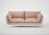 Allora 3 Seater Sofa Capelo Linen-Cotton Rosedale / Brass