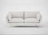 Allora 3 Seater Sofa Capelo Linen-Cotton Sea Salt / Stainless Steel