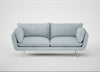 Allora 3 Seater Sofa Capelo Linen-Cotton Sea Shanty / Stainless Steel