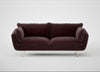 Allora 3 Seater Sofa Smart Luxe Velvet Acorn / Brass
