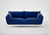 Allora 3 Seater Sofa Smart Luxe Velvet Azure / Brass