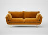 Allora 3 Seater Sofa Smart Luxe Velvet Cognac / Brass