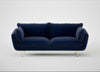 Allora 3 Seater Sofa Smart Luxe Velvet Midnight / Brass