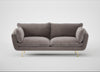 Allora 3 Seater Sofa Smart Luxe Velvet Mushroom / Brass