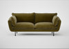 Allora 3 Seater Sofa Smart Luxe Velvet Peridot / Black