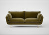 Allora 3 Seater Sofa Smart Luxe Velvet Peridot / Brass