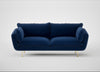 Allora 3 Seater Sofa Cotton Velvet Midnight / Brass
