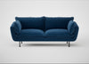 Allora 3 Seater Sofa Cotton Velvet Petrol / Black