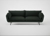 Allora 4 Seater Sofa Boucle Fern / Black