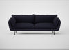 Allora 4 Seater Sofa Boucle Indigo / Black