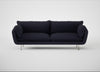 Allora 4 Seater Sofa Boucle Indigo / Stainless Steel