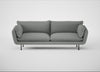 Allora 4 Seater Sofa Boucle Steel / Black