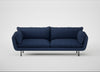 Allora 4 Seater Sofa Capelo Linen-Cotton Inkspot / Black