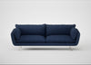 Allora 4 Seater Sofa Capelo Linen-Cotton Inkspot / Stainless Steel