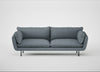 Allora 4 Seater Sofa Capelo Linen-Cotton Mineral / Black