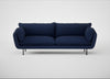 Allora 4 Seater Sofa Melton Wool New Navy / Black