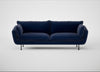 Allora 4 Seater Sofa Smart Luxe Velvet Midnight / Black