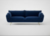 Allora 4 Seater Sofa Smart Luxe Velvet Midnight / Brass