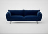 Allora 4 Seater Sofa Smart Velvet Dusk / Black
