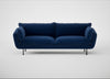 Allora 4 Seater Sofa Cotton Velvet Midnight / Black
