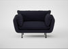 Allora Loveseat Boucle Indigo / Black