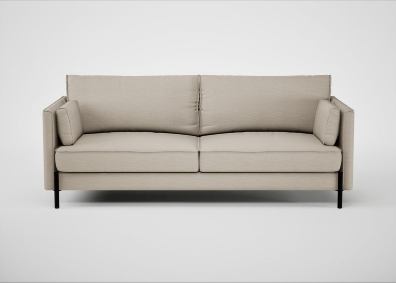 Tortona 3 Seater Sofa Broad Weave Putty
