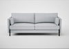 Tortona 3 Seater Sofa Broad Weave Tin