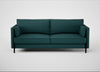 Tortona 3 Seater Sofa Brushed Cotton Pine