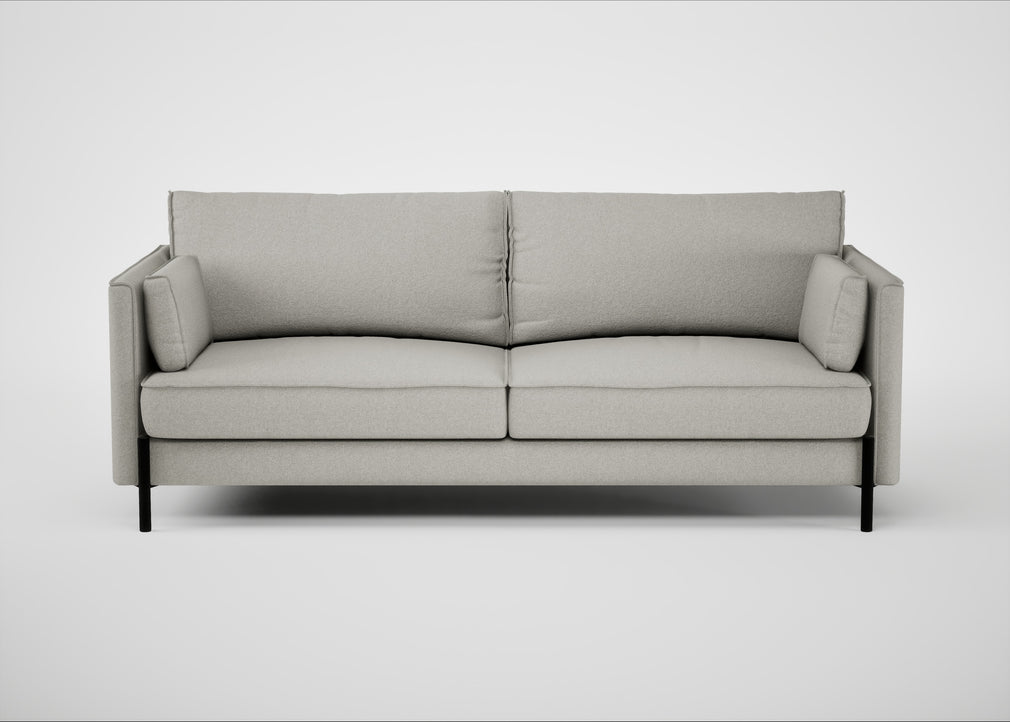 Tortona 3 Seater Sofa Melton Wool Limestone
