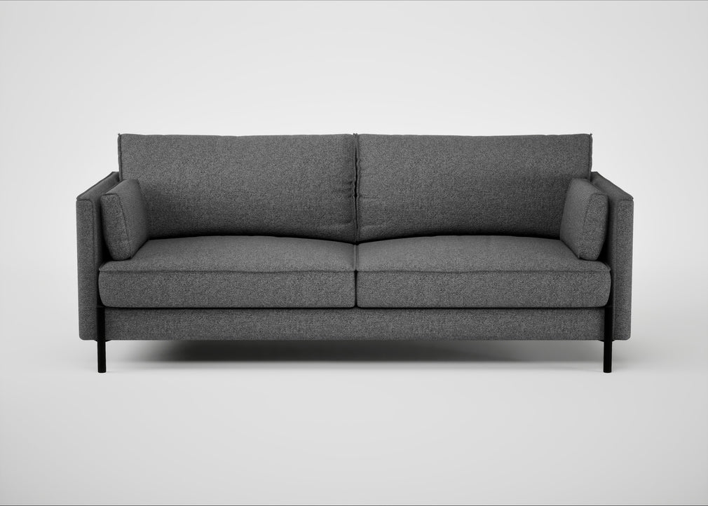 Tortona 3 Seater Sofa Melton Wool Shale